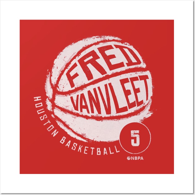 Fred VanVleet Houston Basketball Wall Art by TodosRigatSot